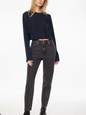 Claudia “Mom” Jeans in Black